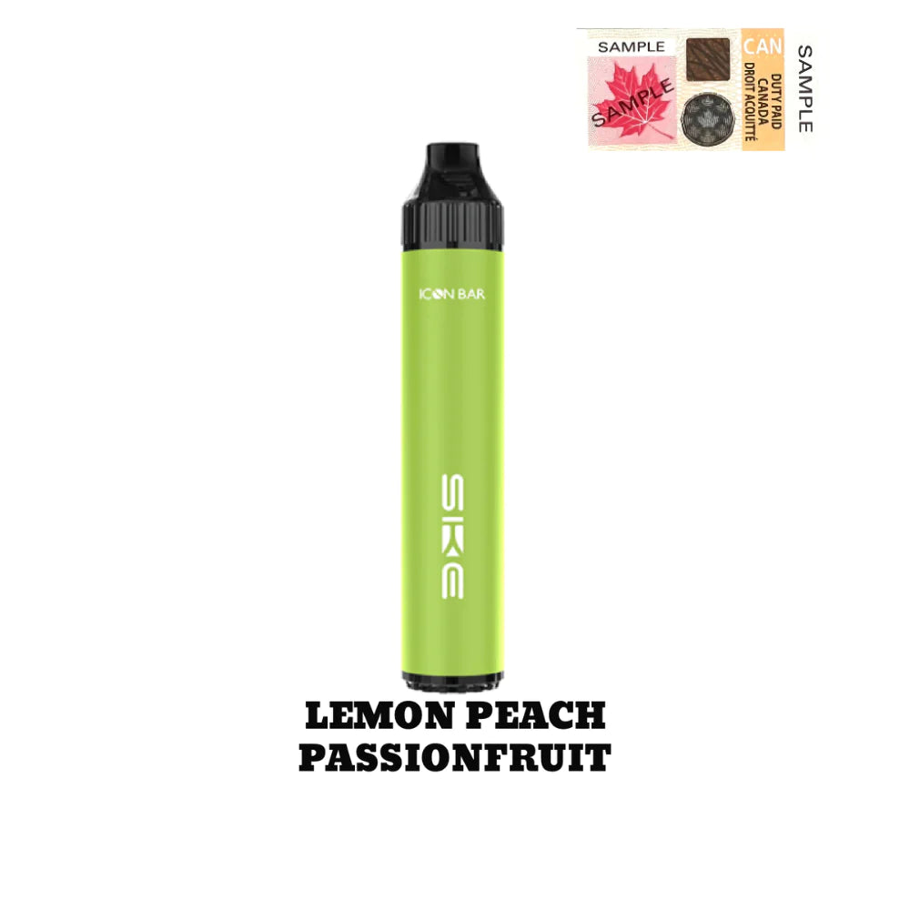 Icon Bar Lemon Peach Passionfruit Disposable Vape