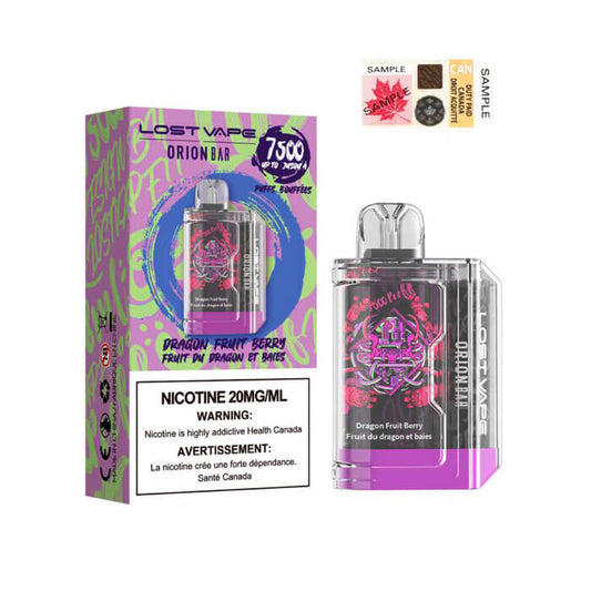 LOST VAPE Orion Bar 7500 Dragonfruit Berry