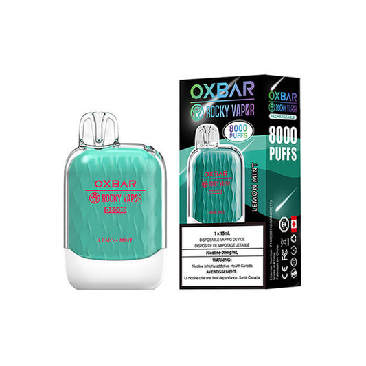 OX Bar G8000 Lemon Mint Disposable Vape