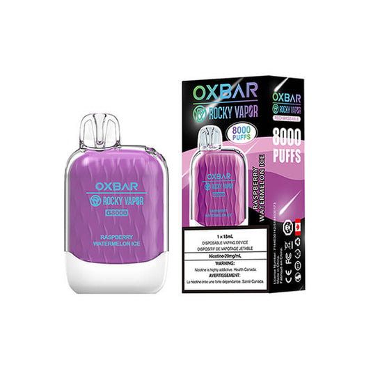 Oxbar G8000 Raspberry Watermelon Ice Disposable Vape