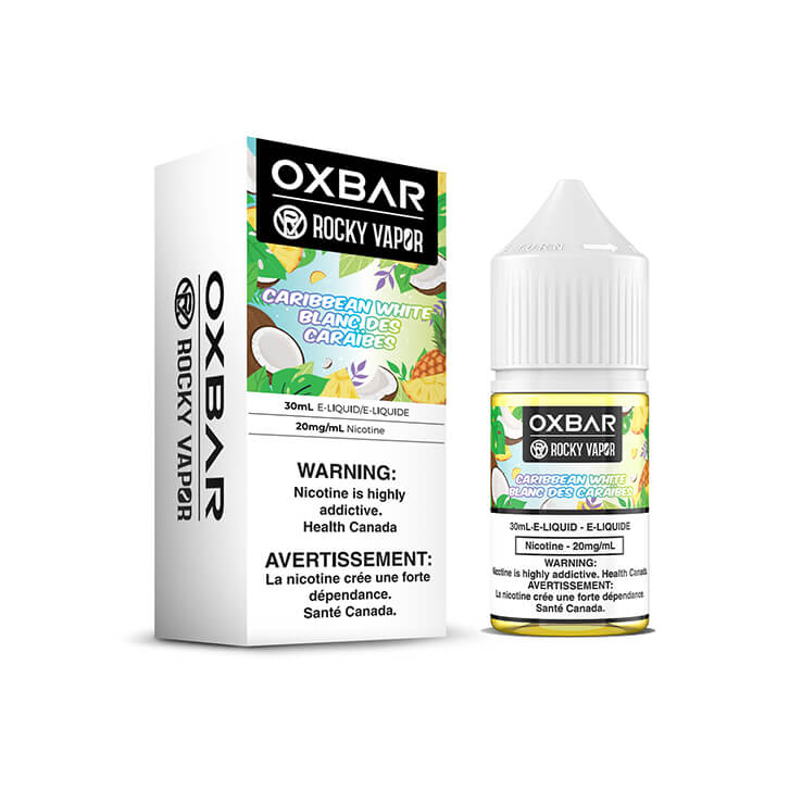 Rocky Vapor OxBar E-liquids - Caribbean White Vapeluv Vapeshop Rocky Vapor OxBar E-liquids - Caribbean White Vapeluv Vapeshop