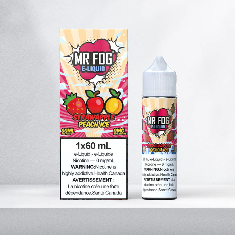 Mr. Fog Strawapple Peach Ice E-Liquid