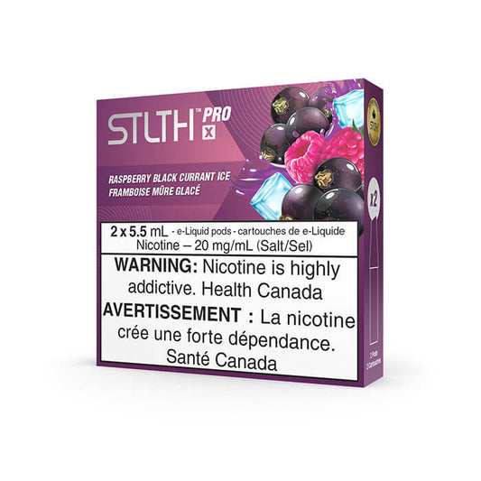 STLTH Pro X Raspberry Black Currant Ice Pods