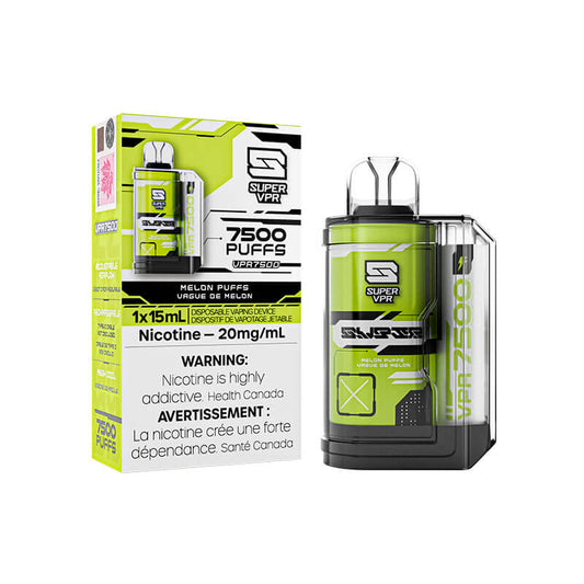 Super VPR 7500 Melon Puffs Disposable Vape