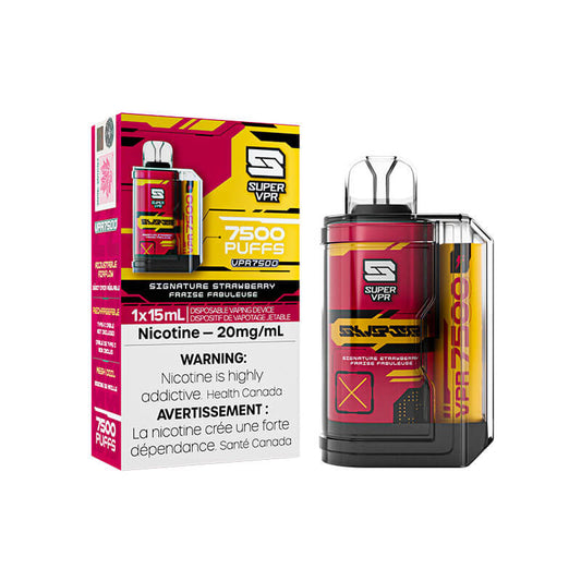Super VPR 7500 Signature Strawberry Disposable Vape