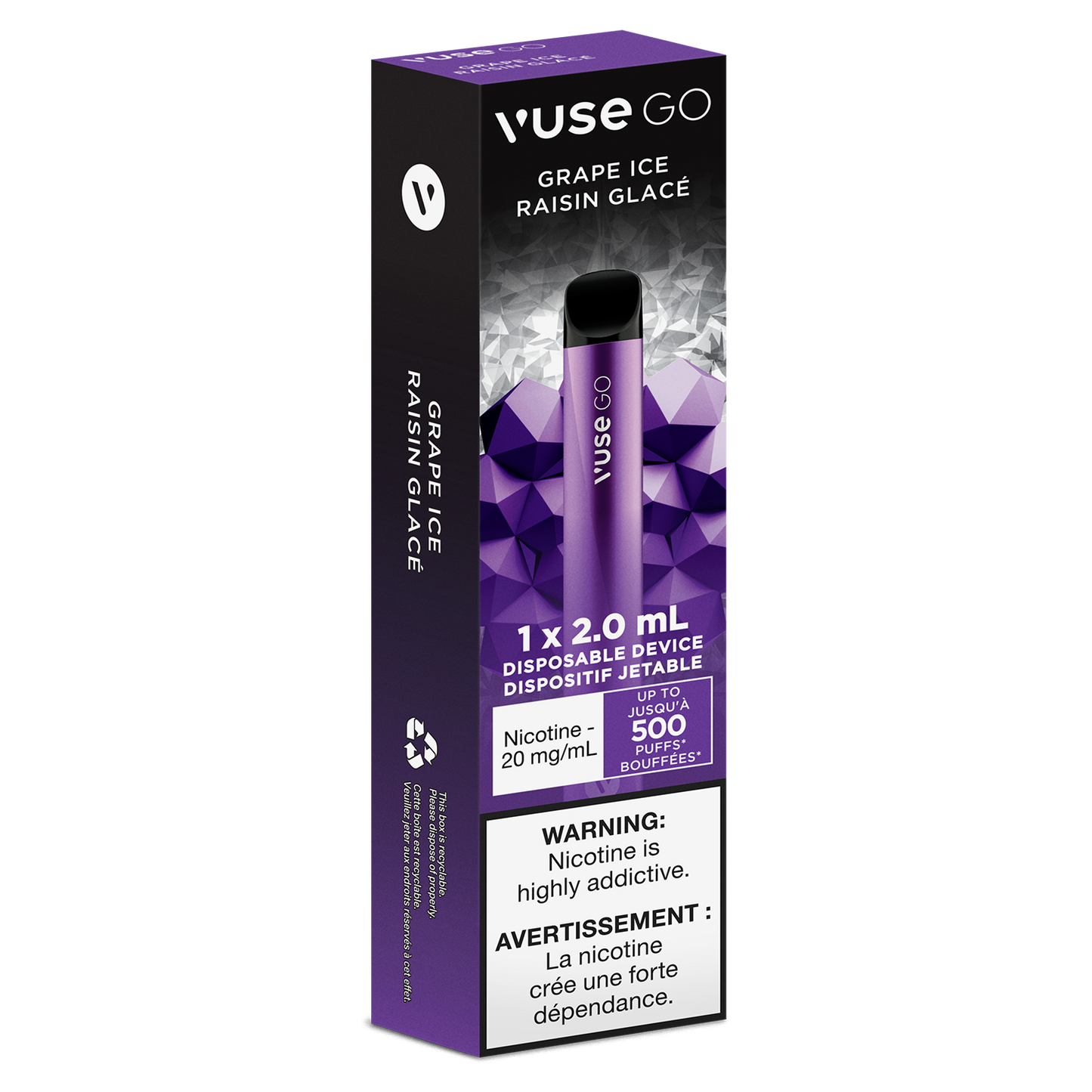 Vuse Go Disposable Grape Ice 20mg
