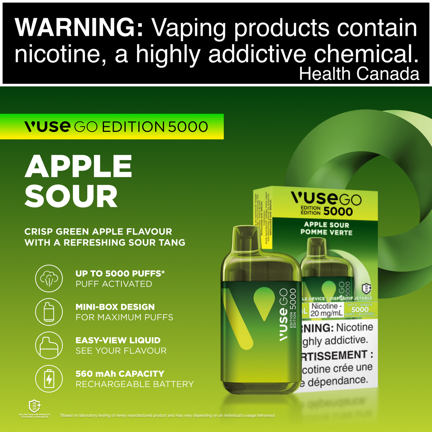 Vuse Go Edition 5000 Apple Sour