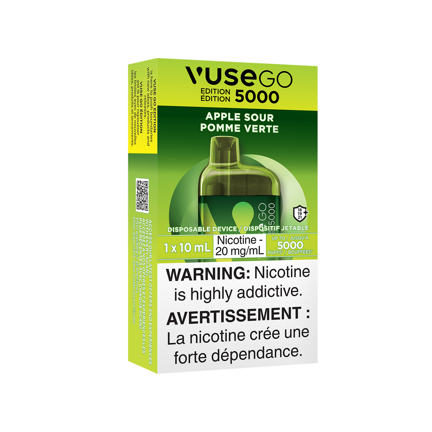 Vuse Go 5000 Edition - Apple Sour, 5000 Puffs