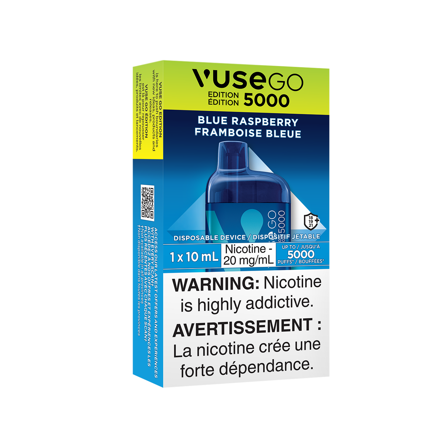 Vuse Go 5000 Edition - Blue Raspberry, 5000 Puffs