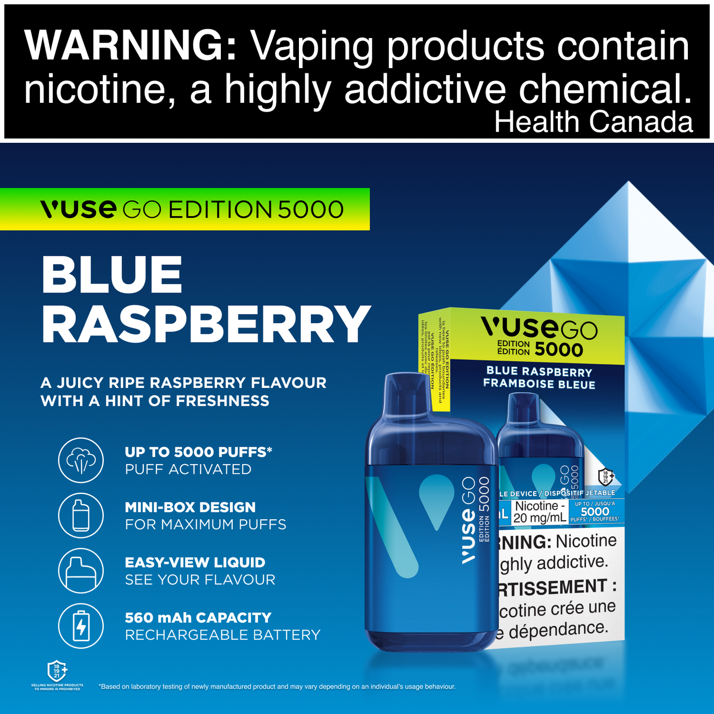 Vuse Go Edition 5000 Blue Raspberry