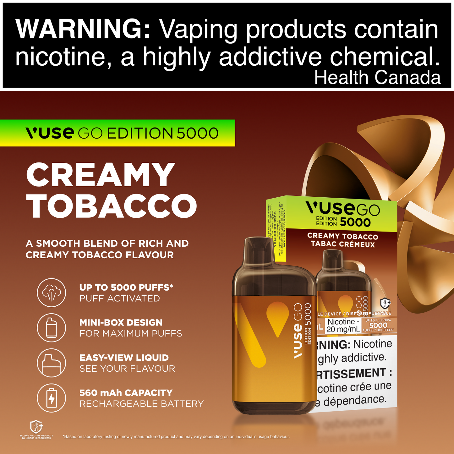 Vuse Go Edition 5000 Creamy Tobacco