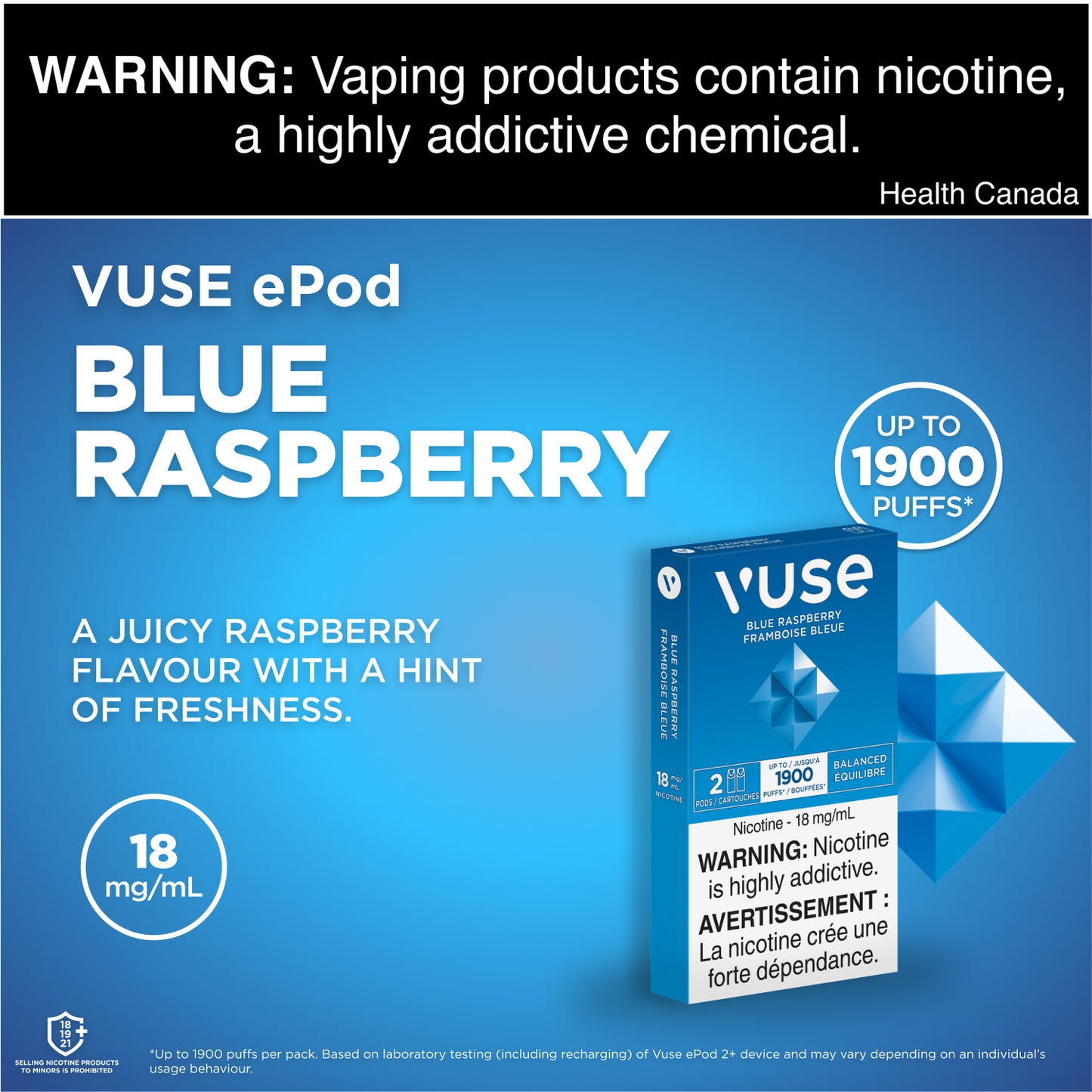 Vuse ePod Blue Raspberry Pods (2x)