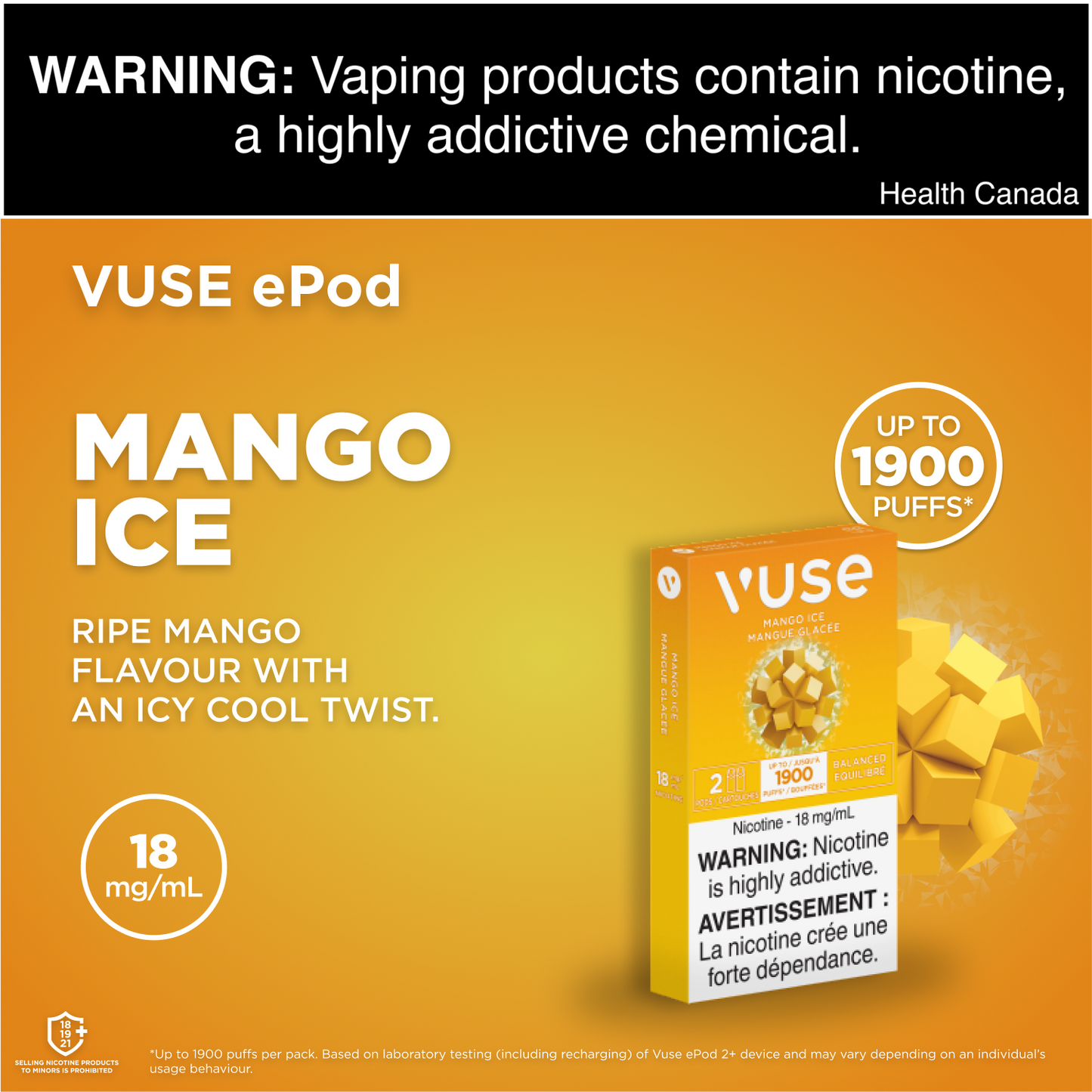 Vuse ePod Mango Ice Pods (2x)