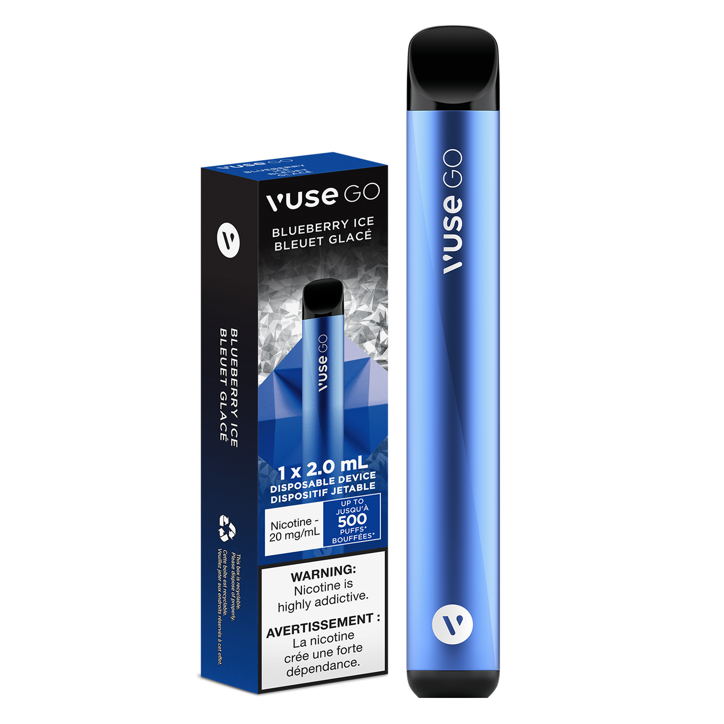 Vuse Go Disposable Blueberry Ice 20mg