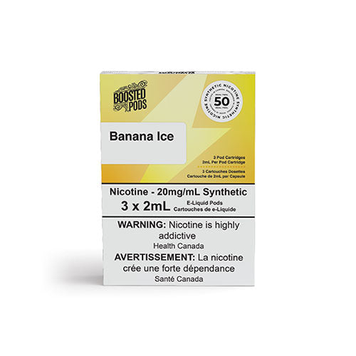 Boosted Banana Ice Stlth Compatible Pods