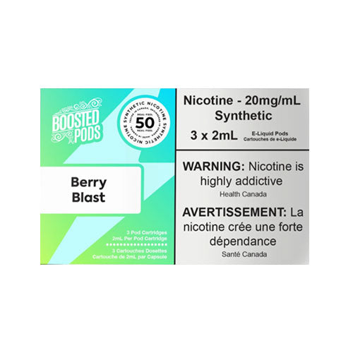 Boosted STLTH Pods - Berry Blast, Synthetic 50MG