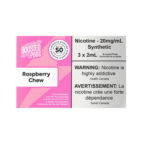Boosted Raspberry Chew Stlth Compatible Pods