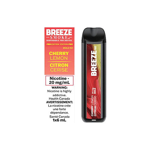 Breeze Pro Cherry Lemon Disposable Vape