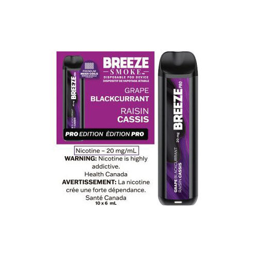 Breeze Pro Grape Blackcurrant Disposable Vape