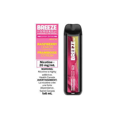 Breeze Pro Raspberry Lemon Disposable Vape