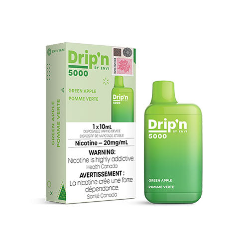 Drip'n by Envi Green Apple Disposable Vape