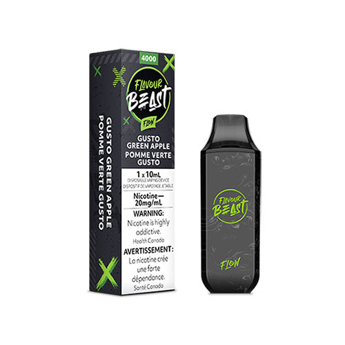 Flavour Beast Flow Gusto Green Apple Disposable Vape