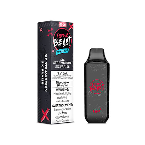 Flavour Beast Flow Sic Strawberry Disposable Vape