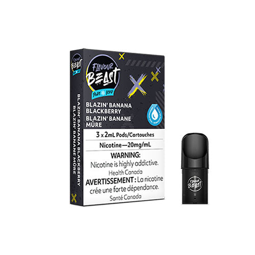 Flavour Beast Blazin Banana Blackberry Pods