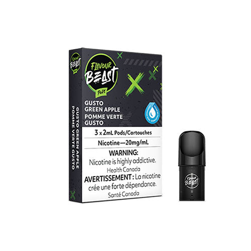 Flavour Beast Gusto Green Apple Pods