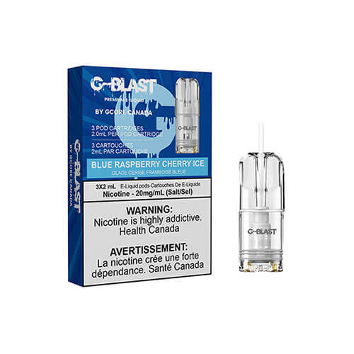 Gcore G-Blast Blue Raspberry Cherry Ice S Pods