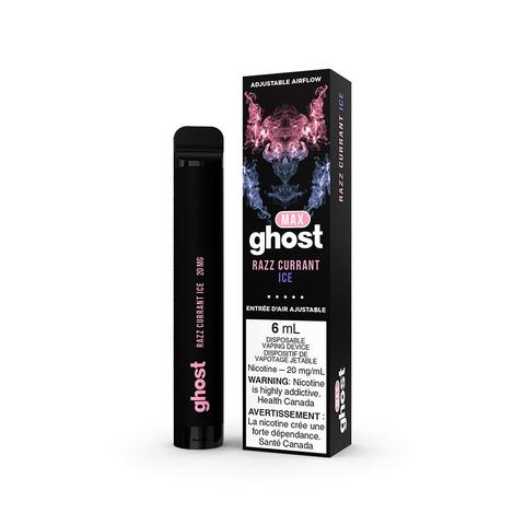 Ghost Max Razz Currant Ice Disposable Vape