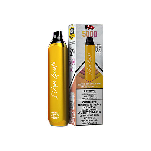 IVG 5000 Disposable Vape Mango Blackcurrant