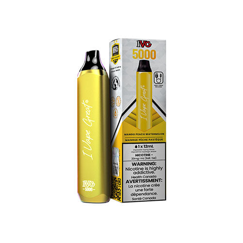 IVG 5000 Disposable Vape Mango Peach Watermelon