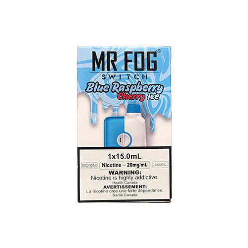 Mr Fog Switch Blue Raspberry Cherry Ice