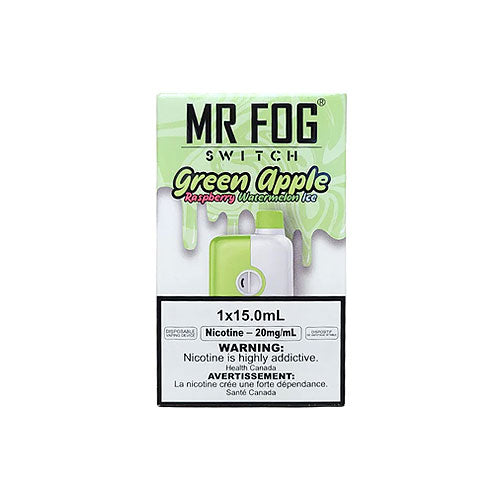 Mr Fog Switch Green Apple Raspberry Watermelon Ice