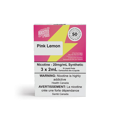 Boosted Pink Lemon Stlth Compatible Pods