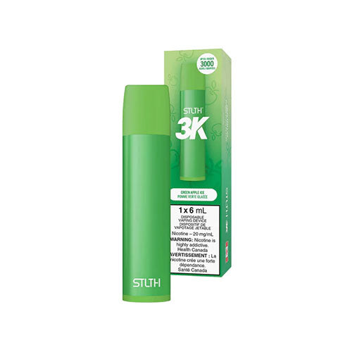 STLTH 3K Green Apple Ice Disposable Vape