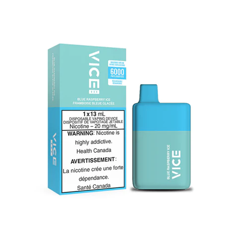 Vice Box Blue Raspberry Ice Disposable Vape