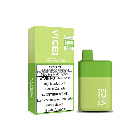 Vice Box Green Apple Ice Disposable Vape Vapeluv Vapeshop Vice Box Green Apple Ice Disposable Vape Vapeluv Vapeshop