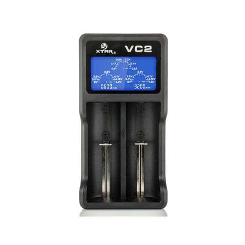 XTAR - VC2 Dual Bay Charger  Vapeluv Vapeshop